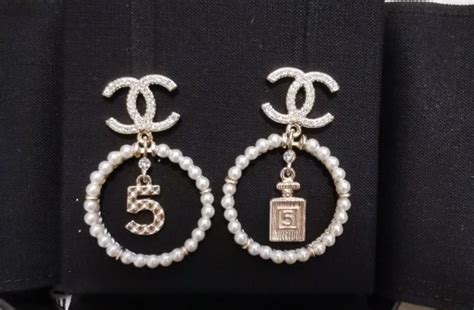 chanel no 5 earrings 2012